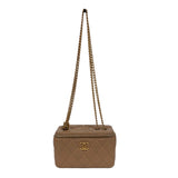 シャネル CHANEL マトラッセヴァニティケース AP3044 キャメル　ゴールド金具 ラムスキン レディース ショルダーバッグ