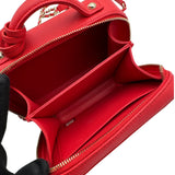 シャネル CHANEL CCフィリグリースモールヴァニティ A93342 29番台 レッド ゴールド金具 キャビアスキン レディース ショルダーバッグ