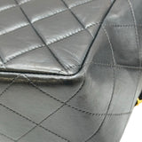 シャネル CHANEL マトラッセ フラップバックパック 4番台 ブラック ゴールド金具 ラムスキン レディース リュック・デイパック