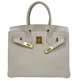 エルメス HERMES バーキン30 U刻印　(2022年製) クレ　ゴールド金具 トゴ レディース ハンドバッグ