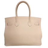 エルメス HERMES バーキン30 U刻印　(2022年製) クレ　ゴールド金具 トゴ レディース ハンドバッグ