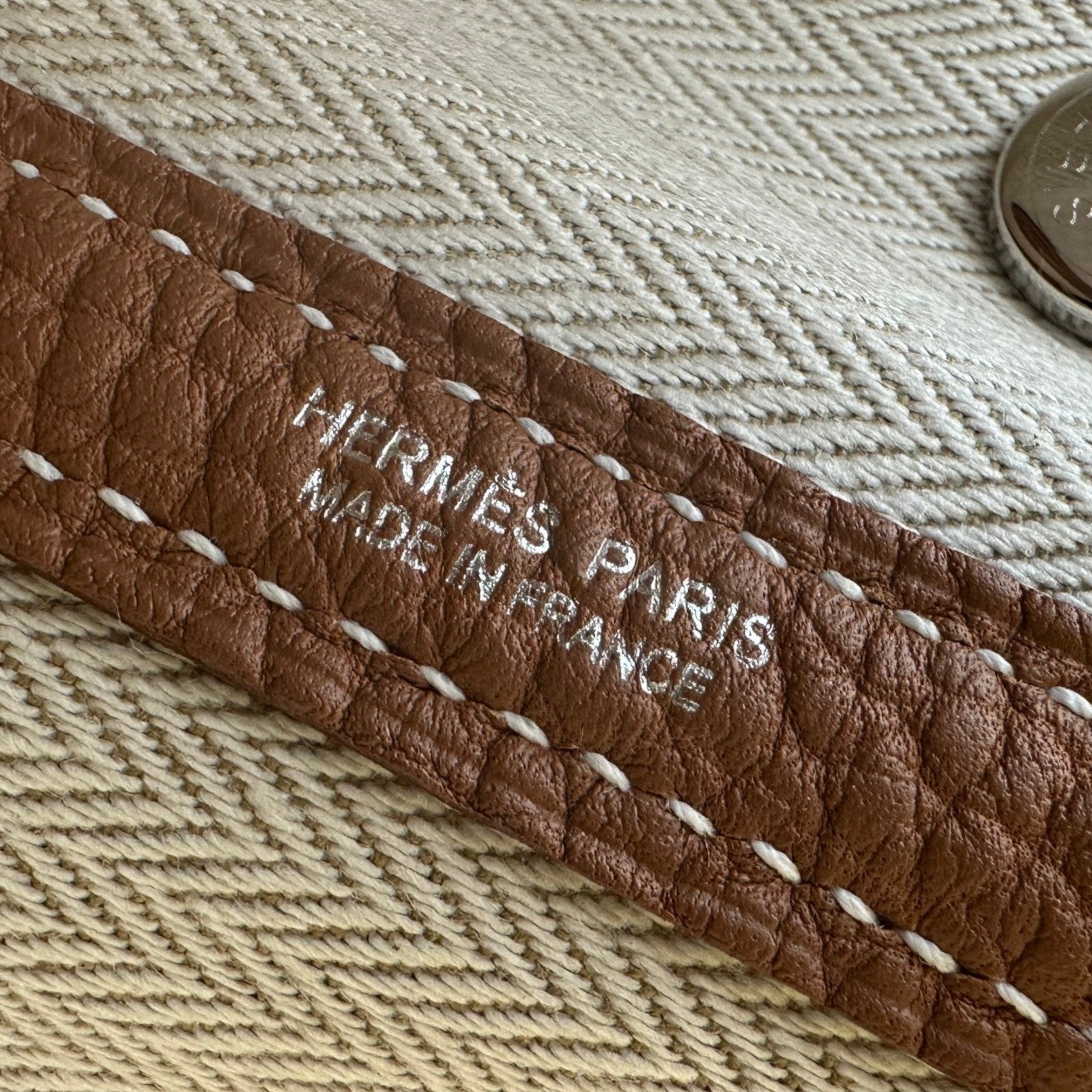 エルメス HERMES ガーデンパーティTPM K刻 ゴールド ネゴンダ