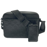 ルイ・ヴィトン LOUIS VUITTON デュオ・メッセンジャー M69827 ブラック モノグラム・シャドウ メンズ ショルダーバッグ