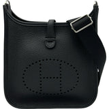 エルメス HERMES エヴリン23 K刻 ブラック シルバー金具 トリヨンクレマンス ユニセックス ショルダーバッグ