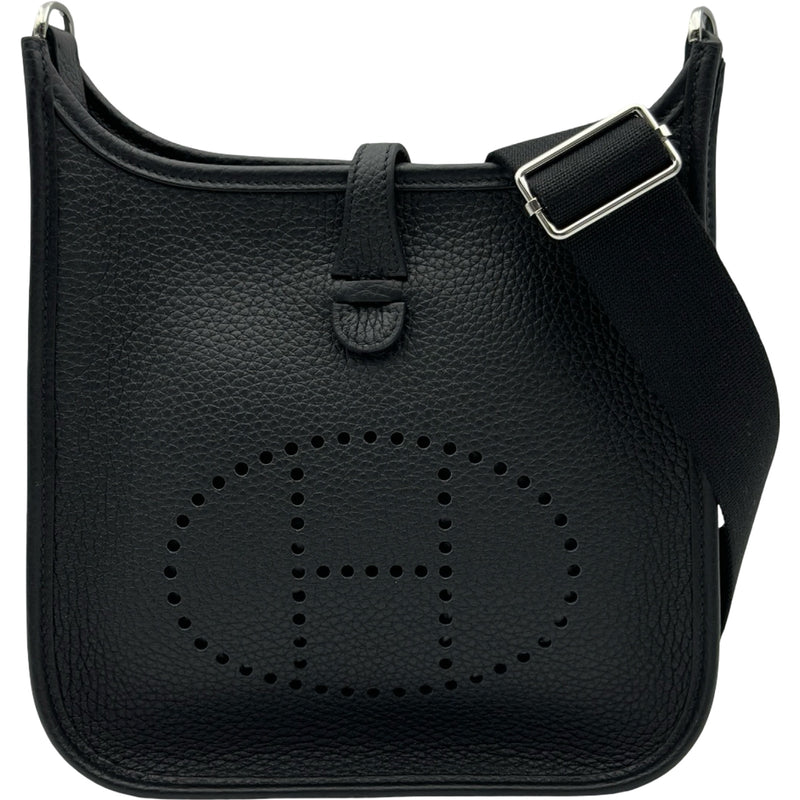 HERMES エヴリン GM ブラック ショルダーバッグ エルメス HERMES エヴリン23 K刻 ブラック シルバー金具 トリヨン