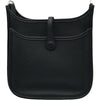エルメス HERMES エヴリン23 K刻 ブラック シルバー金具 トリヨンクレマンス ユニセックス ショルダーバッグ