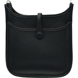 エルメス HERMES エヴリン23 K刻 ブラック シルバー金具 トリヨンクレマンス ユニセックス ショルダーバッグ