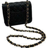 シャネル CHANEL ミニマトラッセ18 A35200 27番台 ブラック ゴールド金具 ラムスキン レディース ショルダーバッグ