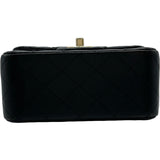 シャネル CHANEL ミニマトラッセ18 A35200 27番台 ブラック ゴールド金具 ラムスキン レディース ショルダーバッグ