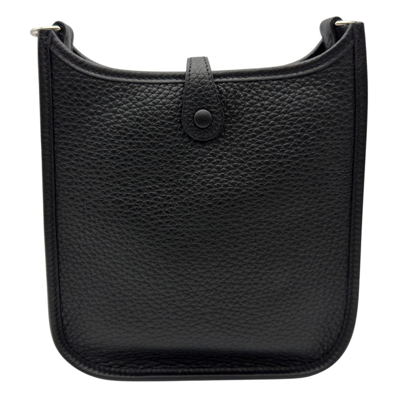 エルメス HERMES エヴリンTPM W刻 ブラック シルバー金具 トリヨン