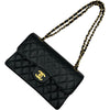 シャネル CHANEL マトラッセ23 A01113 6番台 ブラック ゴールド金具 キャビアスキン レディース ショルダーバッグ