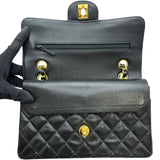 シャネル CHANEL マトラッセ23 A01113 6番台 ブラック ゴールド金具 キャビアスキン レディース ショルダーバッグ