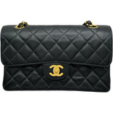 シャネル CHANEL マトラッセ23 A01113 6番台 ブラック ゴールド金具 キャビアスキン レディース ショルダーバッグ