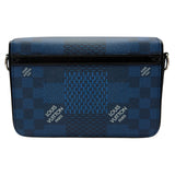 ルイ・ヴィトン LOUIS VUITTON ステュディオ・メッセンジャー N50026 ブルー/ネイビー ダミエグラフィット3D/レザー メンズ ショルダーバッグ