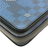 ルイ・ヴィトン LOUIS VUITTON ステュディオ・メッセンジャー N50026 ブルー/ネイビー ダミエグラフィット3D/レザー メンズ ショルダーバッグ