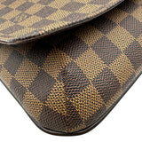 ルイ・ヴィトン LOUIS VUITTON ミュゼット・タンゴ ショート N51255 ブラウン ダミエ/レザー レディース ショルダーバッグ