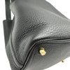 エルメス HERMES ピコタンロックPM Ｗ刻 ブラック ゴールド金具 トリヨン レディース ハンドバッグ