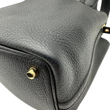 エルメス HERMES ピコタンロックPM Ｗ刻 ブラック ゴールド金具 トリヨン レディース ハンドバッグ