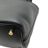 エルメス HERMES ピコタンロックPM Ｗ刻 ブラック ゴールド金具 トリヨン レディース ハンドバッグ