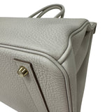 エルメス HERMES バーキン40 D刻 クレ ゴールド金具 トゴ メンズ ハンドバッグ