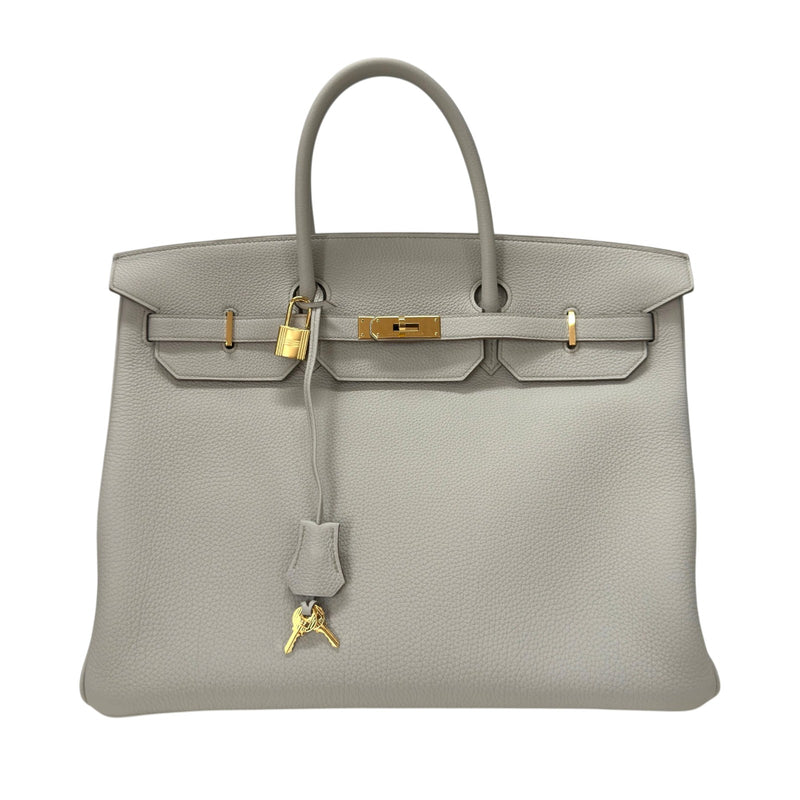 エルメス HERMES バーキン40 D刻 クレ ゴールド金具 トゴ メンズ