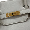 エルメス HERMES バーキン40 D刻 クレ ゴールド金具 トゴ メンズ ハンドバッグ