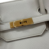 エルメス HERMES バーキン40 D刻 クレ ゴールド金具 トゴ メンズ ハンドバッグ