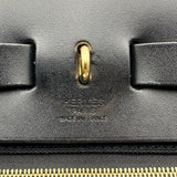 エルメス HERMES エールバッグジップPM B刻 ブラック ゴールド金具 トワル ハンター レディース ハンドバッグ ショルダーバッグ