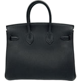 エルメス HERMES バーキン25 W刻印 ブラック　ゴールド金具 トゴ レディース ハンドバッグ