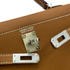 エルメス HERMES ミニケリー2 G刻印 ゴールド シルバー金具 エプソン レディース ショルダーバッグ