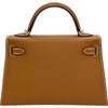エルメス HERMES ミニケリー2 G刻印 ゴールド シルバー金具 エプソン レディース ショルダーバッグ