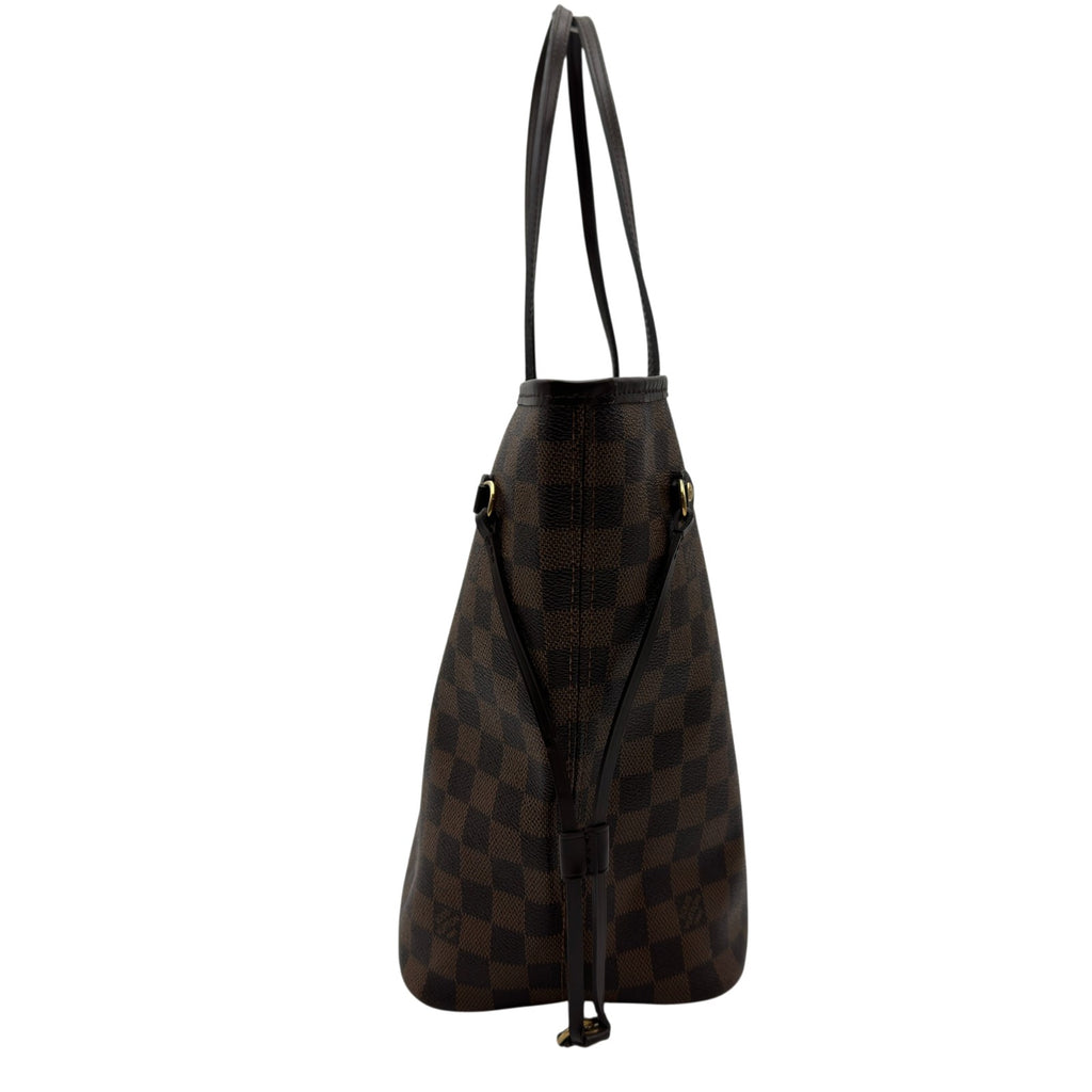 Louis Vuitton ダミエトートバッグ ブラック ルイ・ヴィトン LOUIS VUITTON ネヴァーフルMM N41603 ブラウン ダミエ
