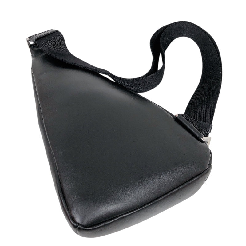プラダ PRADA クロスボディバッグ 2VZ098 ブラック カーフ メンズ