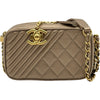 シャネル CHANEL ココマーク ミニカメラバッグ A92656 20番台 ブロンズ ゴールド金具 ラムスキン レディース ショルダーバッグ