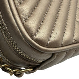 シャネル CHANEL ココマーク ミニカメラバッグ A92656 20番台 ブロンズ ゴールド金具 ラムスキン レディース ショルダーバッグ
