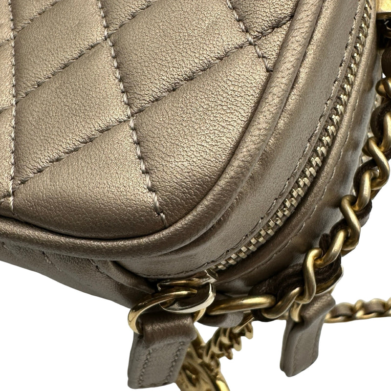 シャネル CHANEL ココマーク ミニカメラバッグ A92656 20番台 ブロンズ