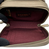 シャネル CHANEL ココマーク ミニカメラバッグ A92656 20番台 ブロンズ ゴールド金具 ラムスキン レディース ショルダーバッグ