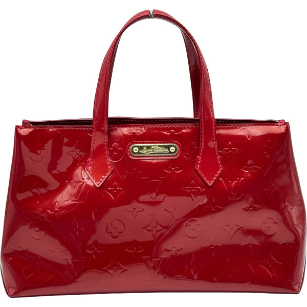 LOUIS VUITTON ヴェルニ ハンドバッグ レッド ルイ・ヴィトン LOUIS VUITTON ウィルシャーPM M93642 レッド