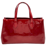 ルイ・ヴィトン LOUIS VUITTON ウィルシャーPM M93642 レッド モノグラム・ヴェルニ レディース ハンドバッグ