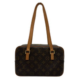 ルイ・ヴィトン LOUIS VUITTON シテMM M51182 ブラウン モノグラム/レザー レディース ショルダーバッグ