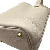 エルメス HERMES ピコタンロックPM K刻 クレ ゴールド金具 トリヨン レディース ハンドバッグ