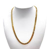 喜平6面ダブルネックレス イエローゴールド K18YG ジュエリー