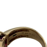 タサキ TASAKI リング ゴールド K18 ガーネット ジュエリー
