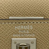 エルメス HERMES ケリー25 外縫い トリコロール K刻 エトゥープ/トレンチ/クレ ゴールド金具 エプソン レディース ショルダーバッグ