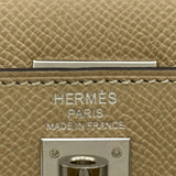 エルメス HERMES ケリー25 外縫い トリコロール K刻 エトゥープ/トレンチ/クレ ゴールド金具 エプソン レディース ショルダーバッグ