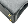 エルメス HERMES ケリー25 内縫い K刻 ブラック/ゴールド金具 トゴ レディース ショルダーバッグ