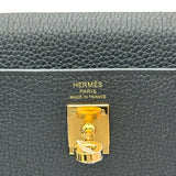 エルメス HERMES ケリー25 内縫い K刻 ブラック/ゴールド金具 トゴ レディース ショルダーバッグ