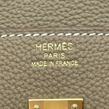 エルメス HERMES バーキン25 K刻 エトゥープ ゴールド金具 トゴ レディース ハンドバッグ