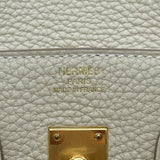 エルメス HERMES バーキン25 W刻 クレ ゴールド金具 トゴ レディース ハンドバッグ