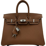 エルメス HERMES バーキン25 K刻印　(2025年製) ゴールド トゴ レディース ハンドバッグ